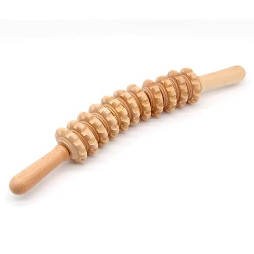 Wooden Fascia Anti-Cellulite Roller